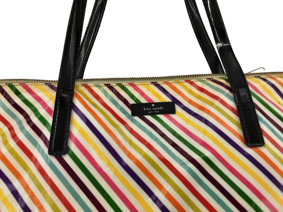 Kate Spade Striped Tote Multi-color Purse / Handbag