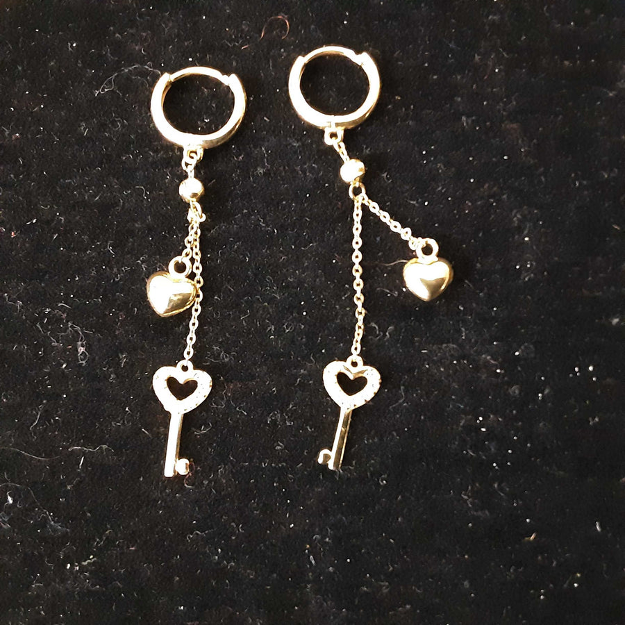 Earrings - Yellow Gold 14k (.585) 2.3 grams
