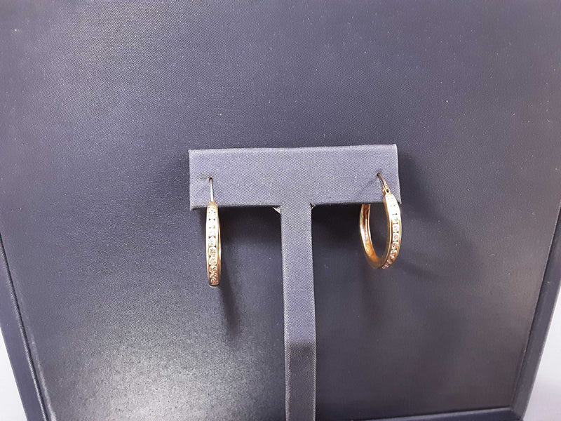 Bangle Earring Yellow Gold 10k (.417) 4.7 grams