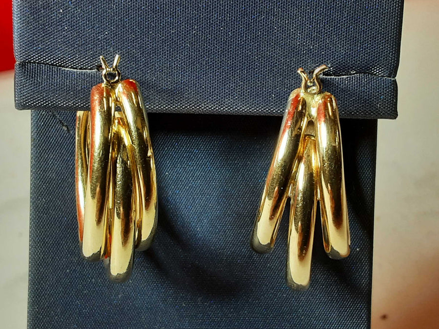 Bangle Earrings - Yellow Gold 14k (.585) 3.5 grams