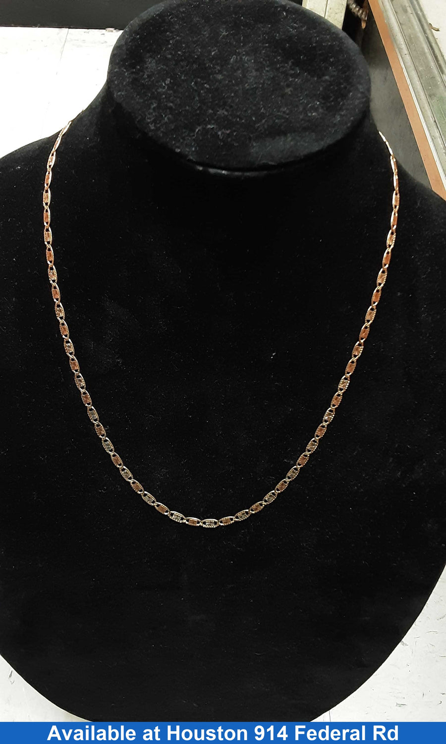 Gucci Chain - Tricolor Gold 10k (.417) 10.4 grams 22 inch