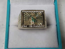 Men's Ring - Yellow Gold 10k (.417) 6.9 grams Size 8