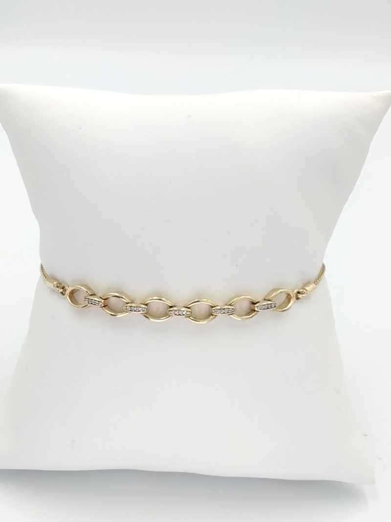 Figaro Bracelet - Yellow Gold 10k (.417) 6 grams 7 inch