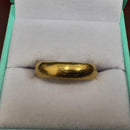 Ring - Wedding Band - Yellow Gold 22k (.917) 7.6 grams Size 7.5