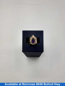 Women's Ring - Yellow Gold 14k (.585) 8.2 grams Size 20