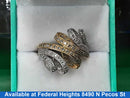 Women's Ring - Tricolor Gold 10k (.417) 6.68 grams Size 8