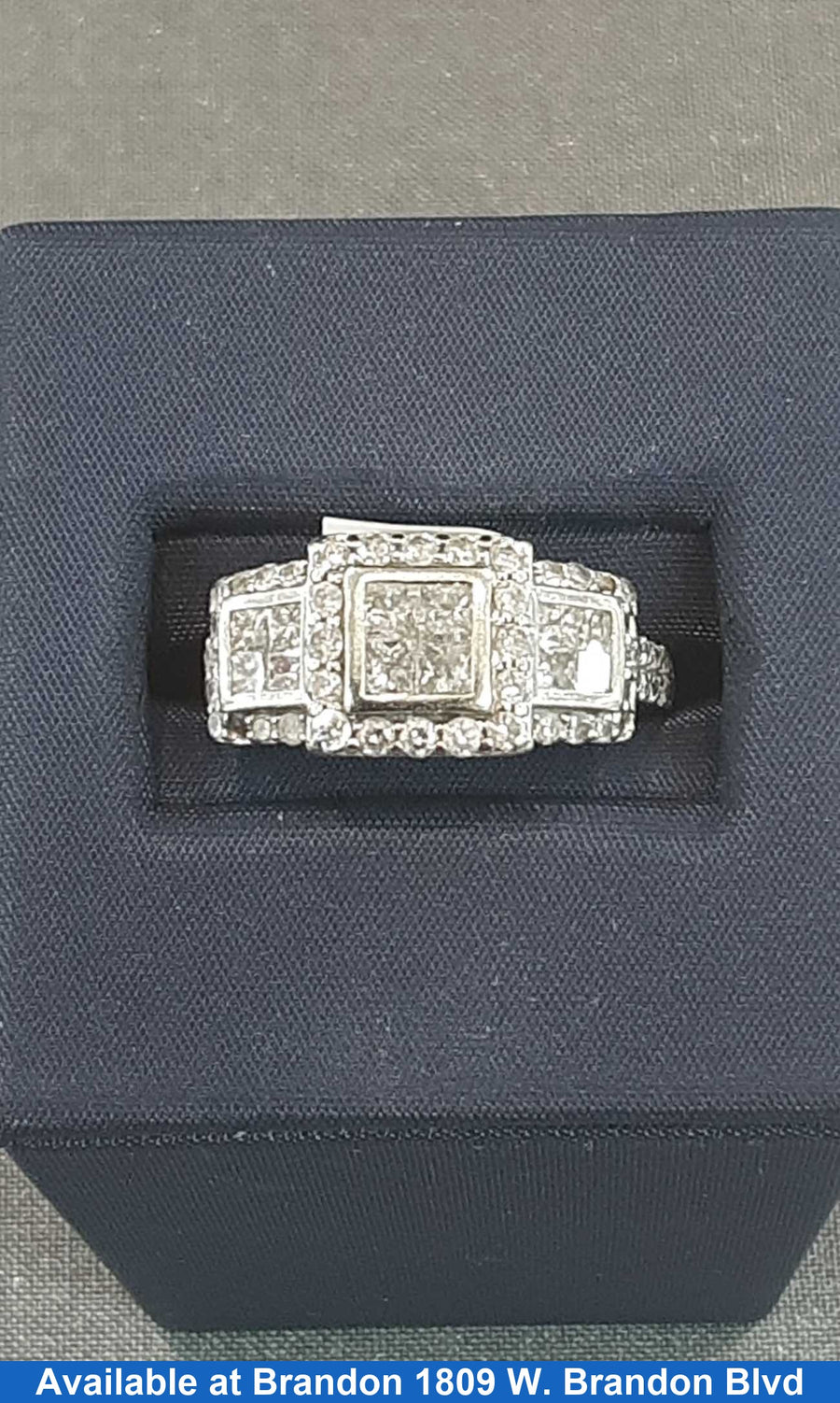 Women's Ring - White Gold 10k (.417) 5.1 grams Size 5.5