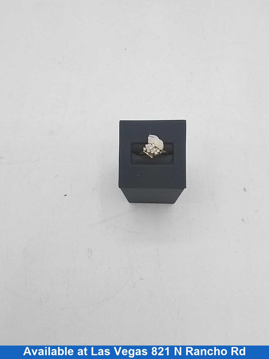 Women's Ring - Yellow Gold 10k (.417) 2.2 grams Size 20