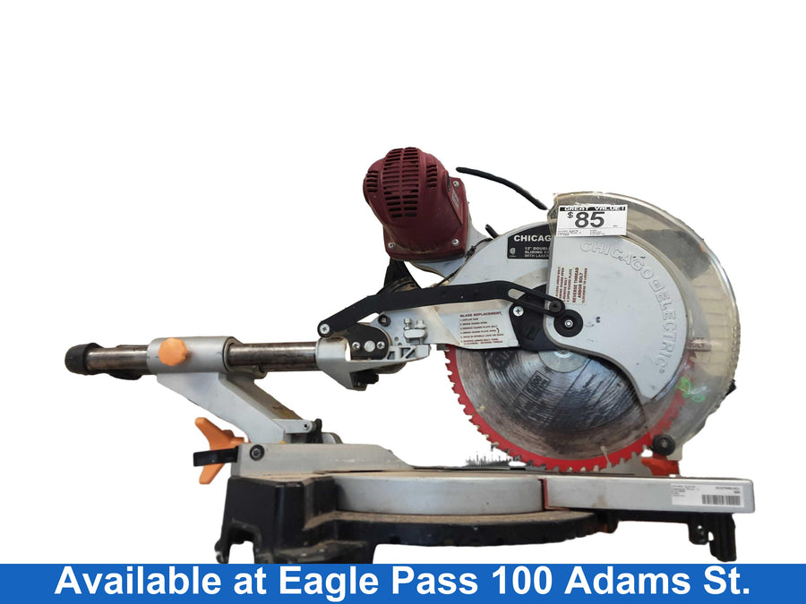 Chicago Electric 61969 Silver Corded Miter Saw