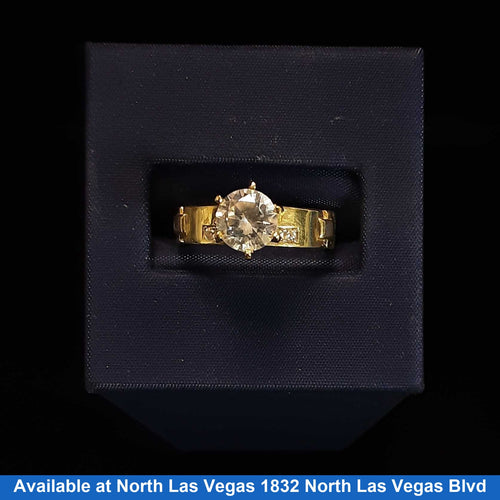 Ring - Engagement Set - Yellow Gold 14k (.585) 3.7 grams Size 7