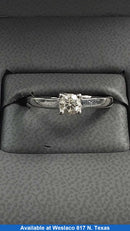 Women's Ring - Solitaire - Platinum 3.4 grams Size 7