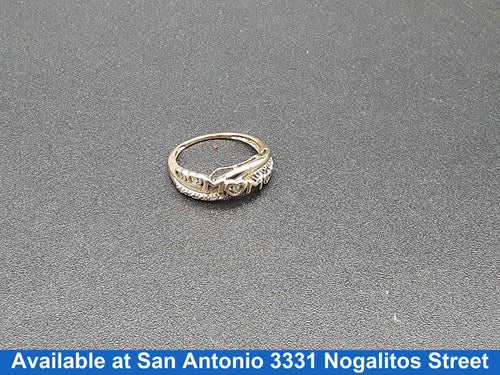 Women's Ring - Yellow Gold 10k (.417) 2.6 grams Size 7
