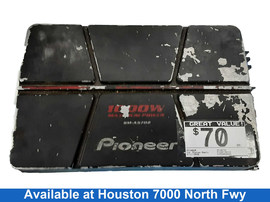 Pioneer Gm-a5702 Black Car Audio Amplifier