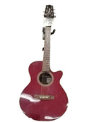 Takamine Eg260c-wr Red Acoustic / Electric Classic Guitar