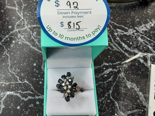 Women's Ring - Yellow Gold 10k (.417) 6 grams Size 7.5
