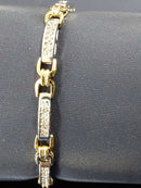 Tennis Bracelet - Yellow Gold 14k (.585) 12 grams 7 inch