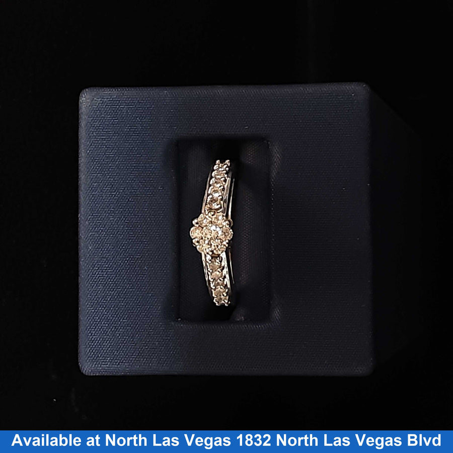 Ring - Engagement Set - White Gold 14k (.585) 4.4 grams Size 7