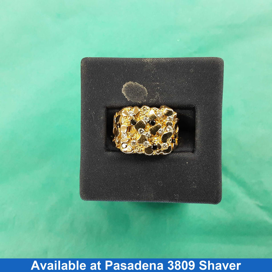 Men's Ring - Yellow Gold 10k (.417) 6.9 grams Size 7.5