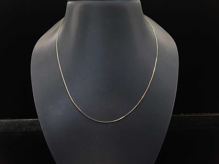Rope Chain - Yellow Gold 18k (.750) 2.1 grams 16 inch