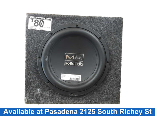 Polkaudio Black Car Sub-Woofer
