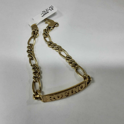 ID Bracelet - Yellow Gold 14k (.585) 12 grams 8 inch