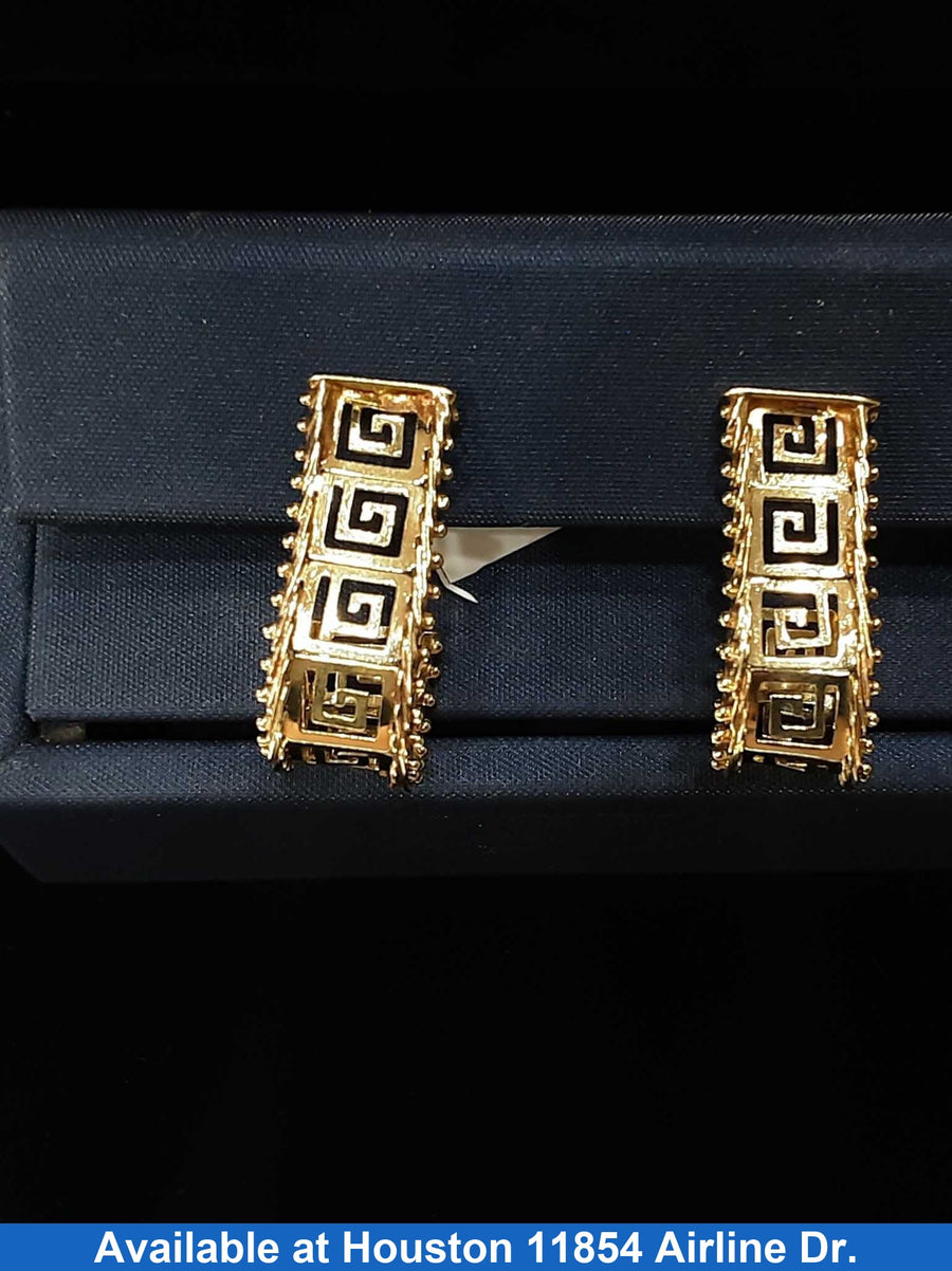 Jacket Earrings - Yellow Gold 14k (.585) 4.4 grams