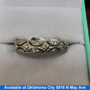Women's Ring - Anniversary - White Gold 14k (.585) 5.5 grams Size 20