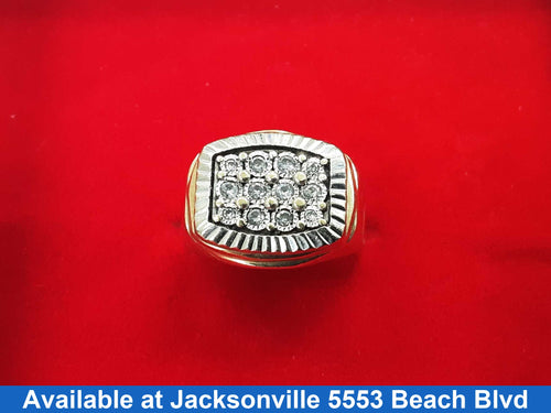 Men's Ring - Yellow Gold 10k (.417) 6.5 grams Size 9