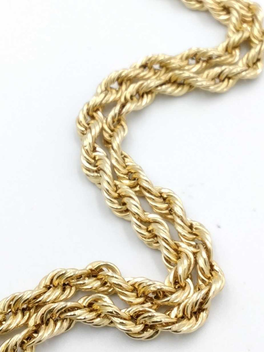 Rope Chain - Yellow Gold 10k (.417) 9.4 grams 25 inch