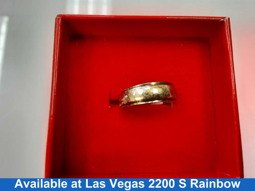 Ring - Wedding Band - Yellow Gold 14k (.585) 2.6 grams Size 20