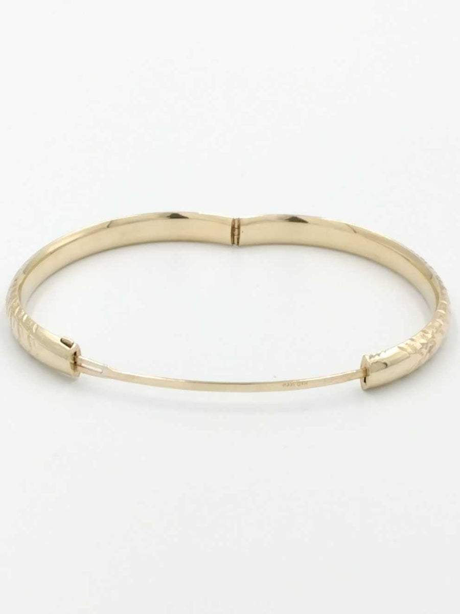 Bangle Bracelet - Yellow Gold 14k (.585) 11.4 grams 8 inch