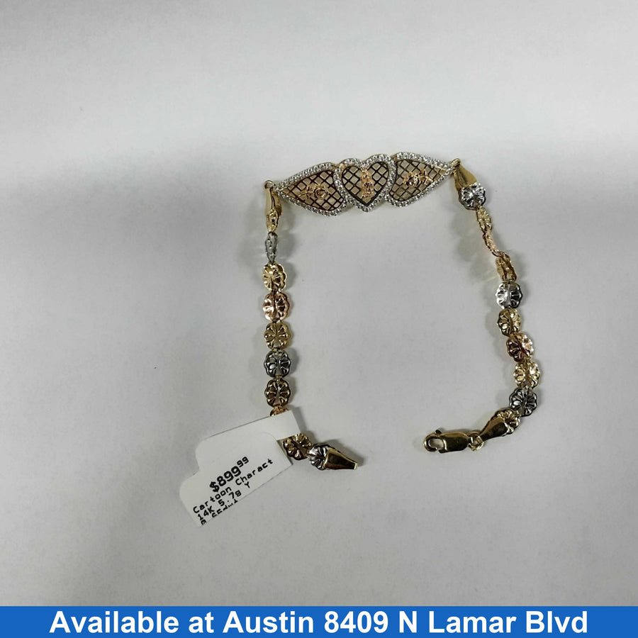 Bracelet - Yellow Gold 14k (.585) 5.7 grams 8 inch