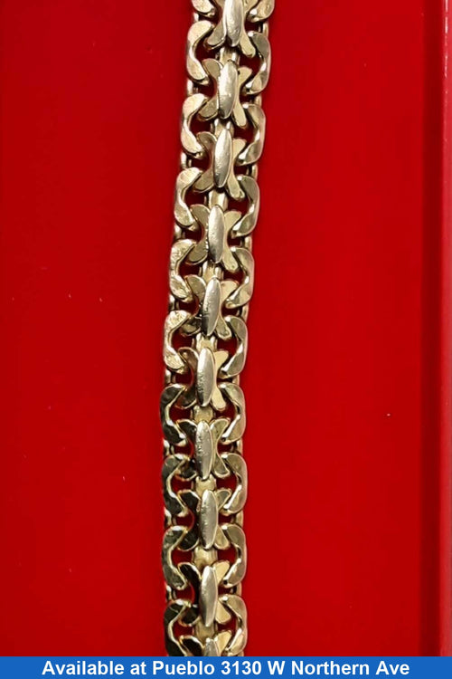 Woven Bracelet - Yellow Gold 14k (.585) 11.1 grams 7 inch