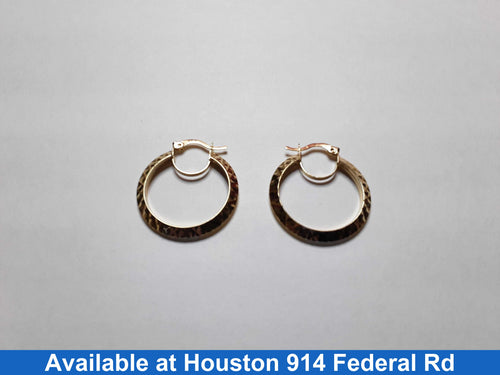Bangle Earrings - Yellow Gold 14k (.585) 2.8 grams