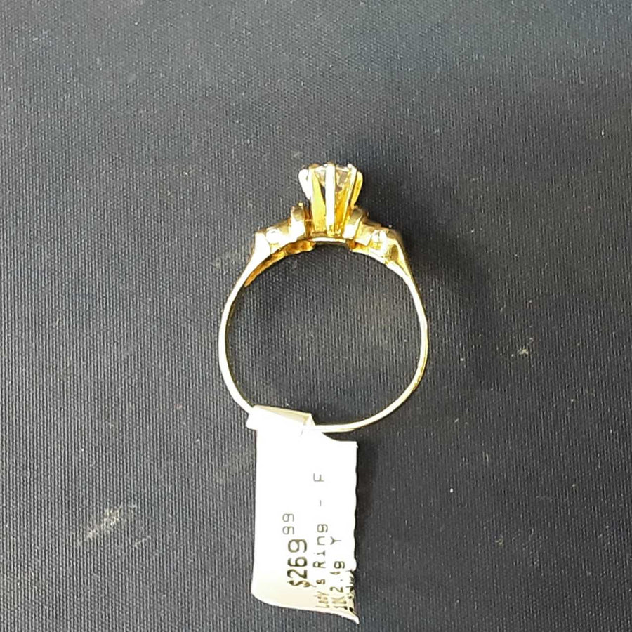 Women's Ring - Yellow Gold 10k (.417) 2.4 grams Size 20