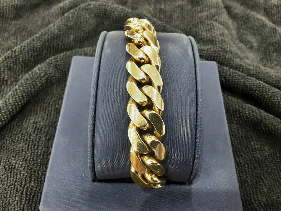 Link Bracelet - Yellow Gold 10k (.417) 48.2 grams 9 inch