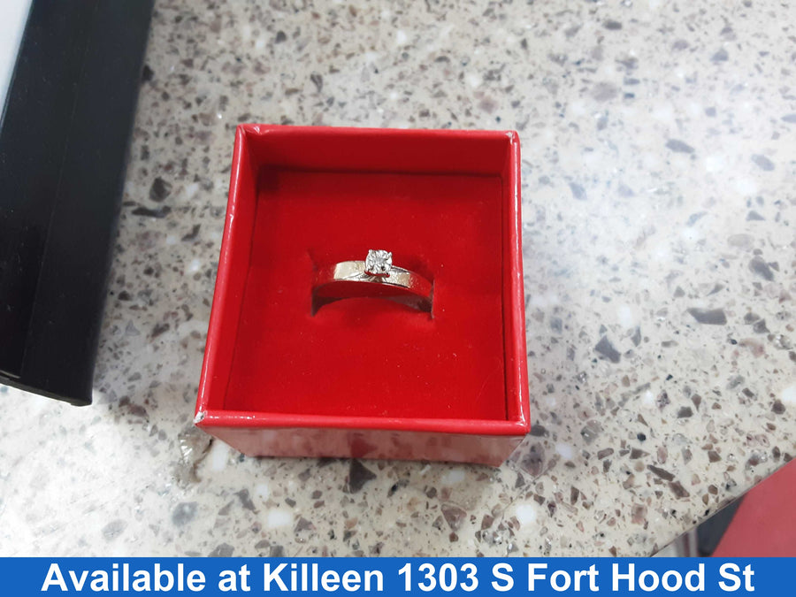 Ring - Engagement Set - Yellow Gold 10k (.417) 2.8 grams Size 20