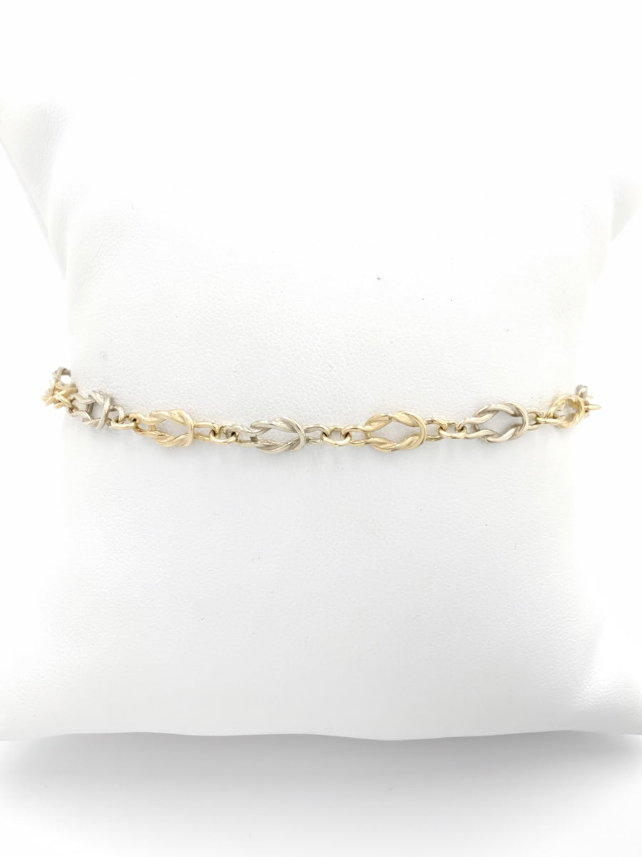 Link Bracelet - Yellow Gold 14k (.585) 7 grams 9 inch