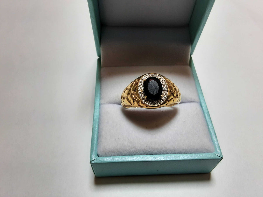 Men's Ring - Yellow Gold 10k (.417) 3.7 grams Size 10
