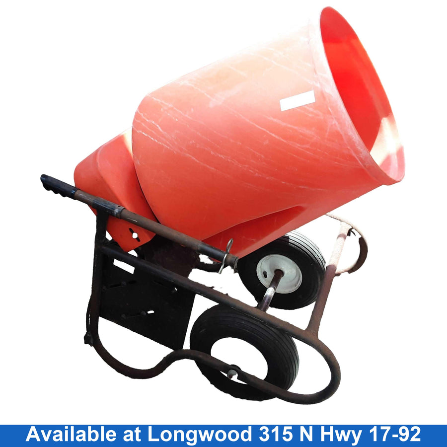 Kushlan 350 Orange Concrete Mixer
