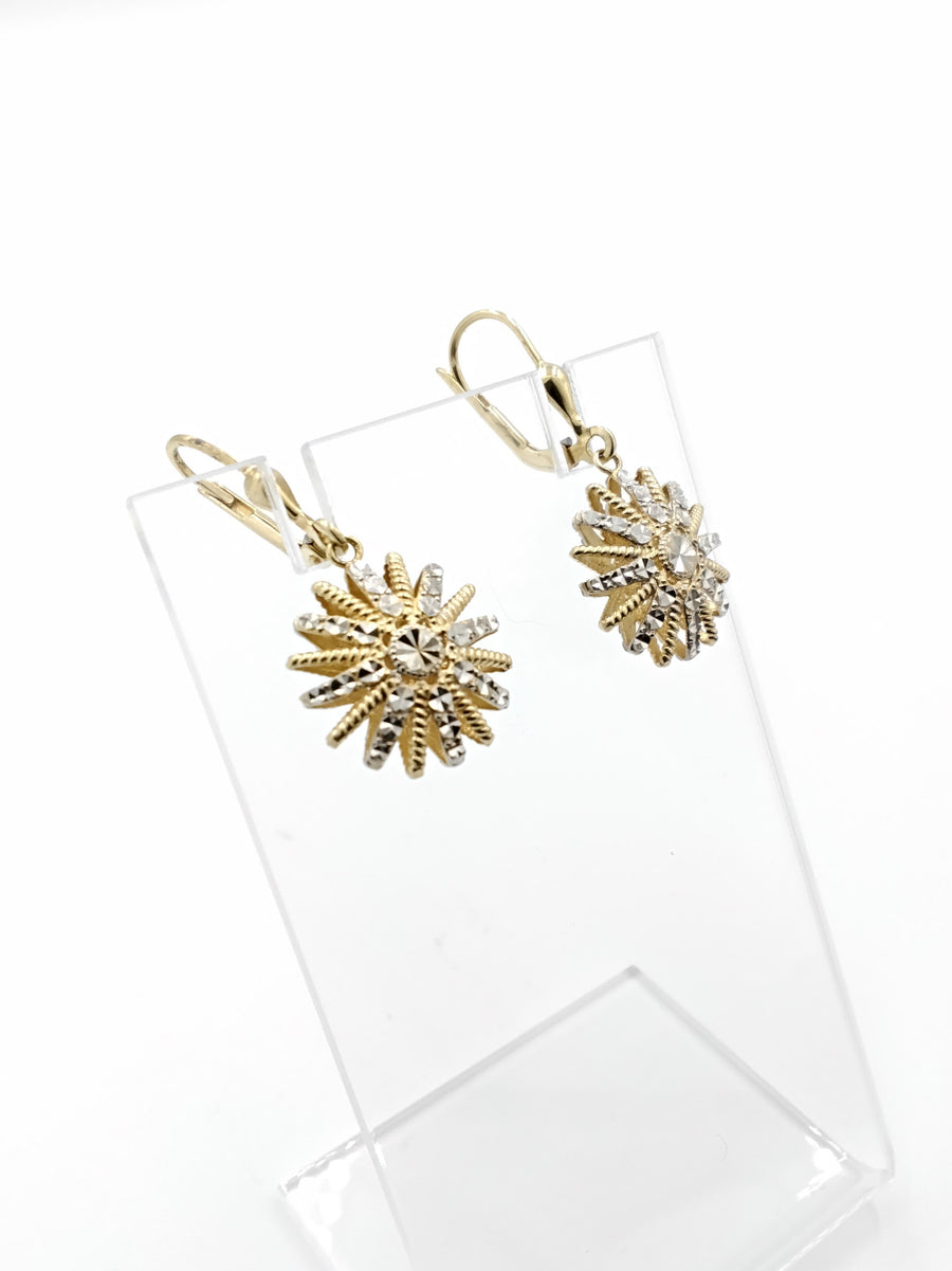 Jacket Earrings - Yellow Gold 14k (.585) 4.5 grams
