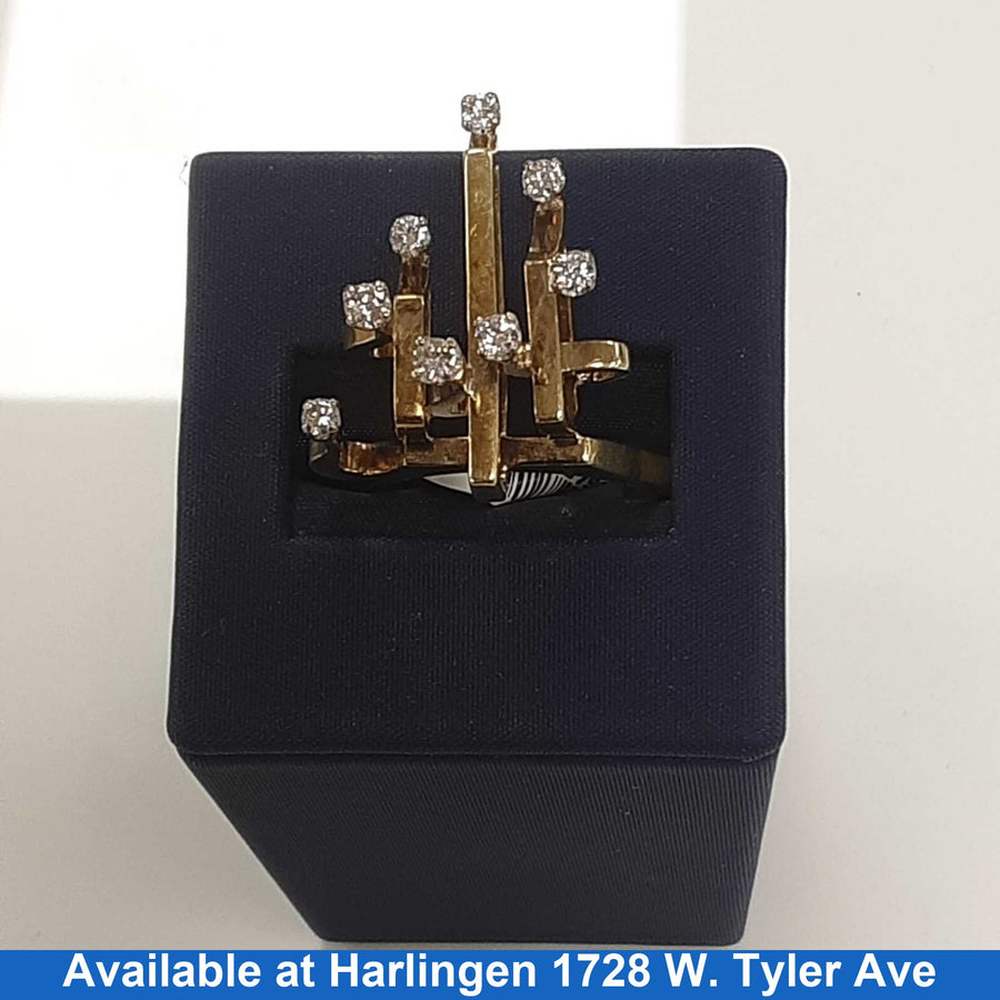 Women's Ring - Yellow Gold 14k (.585) 11.9 grams Size 20