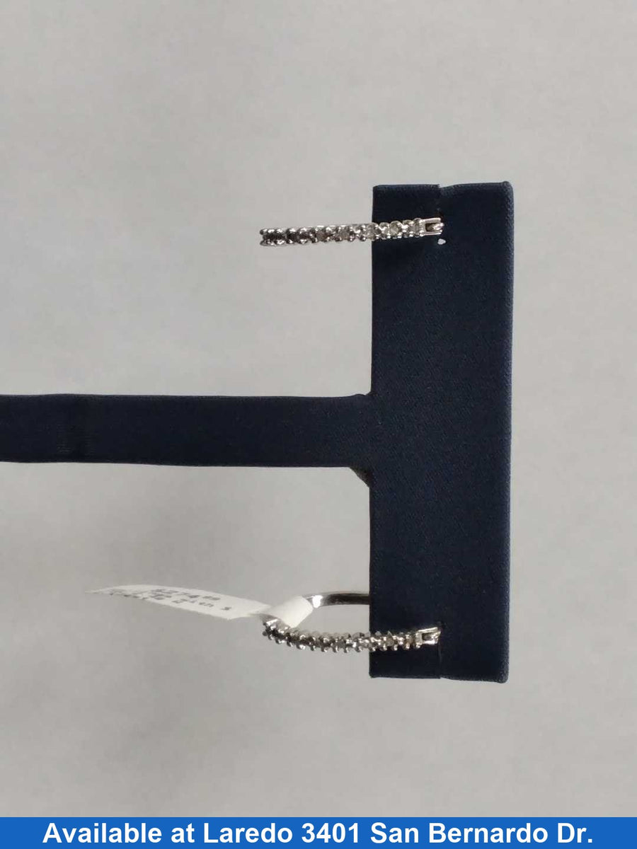 Earrings - White Gold 10k (.417) 2.4 grams