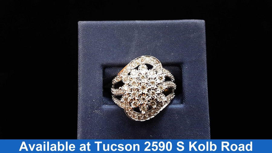 Women's Ring - Yellow Gold 10k (.417) 6.1 grams Size 7