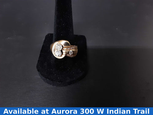 Women's Ring - Yellow Gold 14k (.585) 7.6 grams Size 9