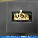 Women's Ring - Yellow Gold 10k (.417) 2.4 grams Size 7