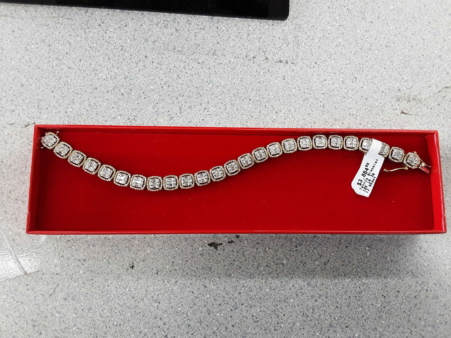 Tennis Bracelet - Yellow Gold 10k (.417) 16.3 grams 8 inch