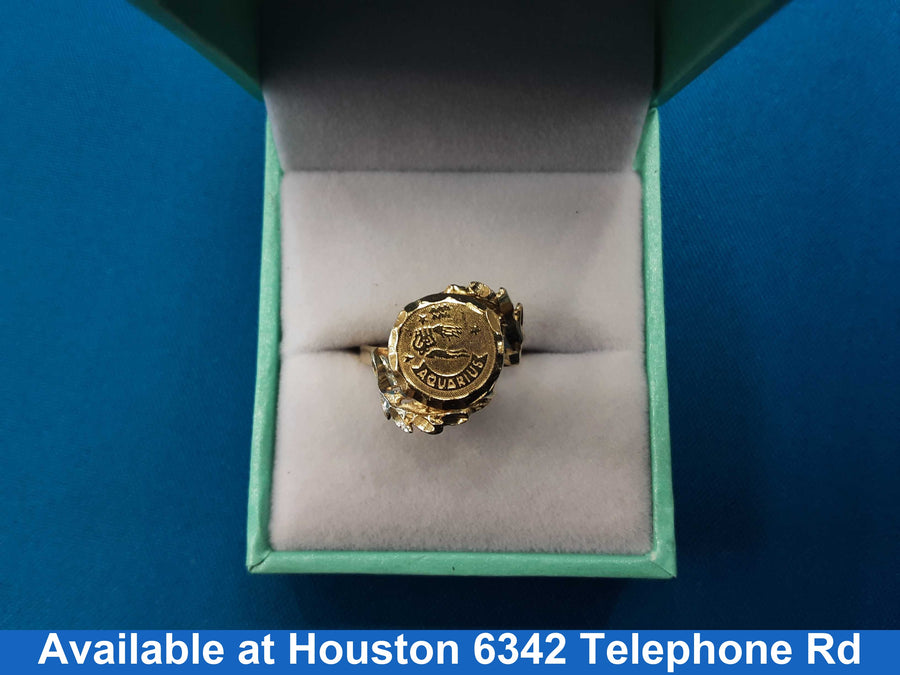 Men's Ring - Yellow Gold 14k (.585) 3.4 grams Size 6