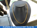 Cuban Link Chain - Yellow Gold 10k (.417) 9.2 grams 20 inch
