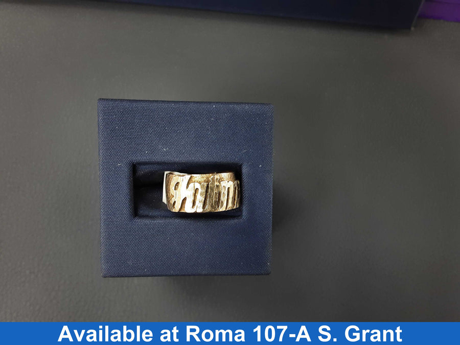 Women's Ring - Yellow Gold 10k (.417) 5.1 grams Size 5.5